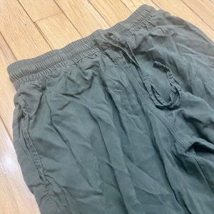 Army green jogger lounge pants